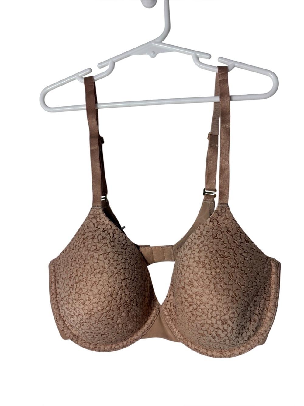 Natori women’s comfort evolution bra 32D underwire lace nude new